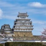 heritage, castle, architecture, himeji, white, heron, history, tourism, feudal, asia, ancient, nature, sky, unesco, fortress, landmark, japan, famous, roofing